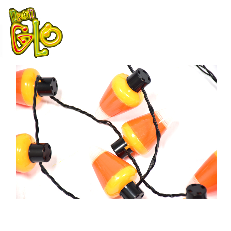 Promotionnel Fournitures De Fête Clignotant LED Personnalisé Halloween Collier De Bonbons