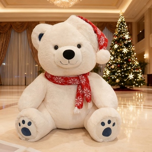 Série de vacances, jouets en peluche super doux, ours polaire et <span class=keywords><strong>pingouin</strong></span> en peluche pour anniversaire, couverture avec rembourrage en coton PP - Product Image 6