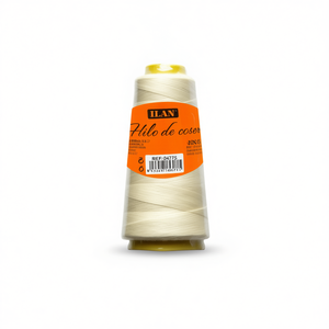Filo da cucito Ilan 2750 M colore avorio per macchina da cucire e cucito a mano - Product Image 1