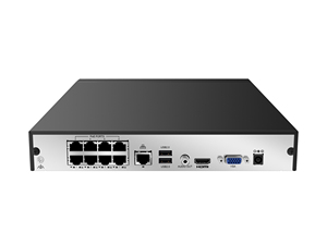 OEM 8ch 1SATA 울트라 H.265 4K VCA NVR 수신 대역폭 64mbps 네트워크 비디오 레코더 - Product Image 2