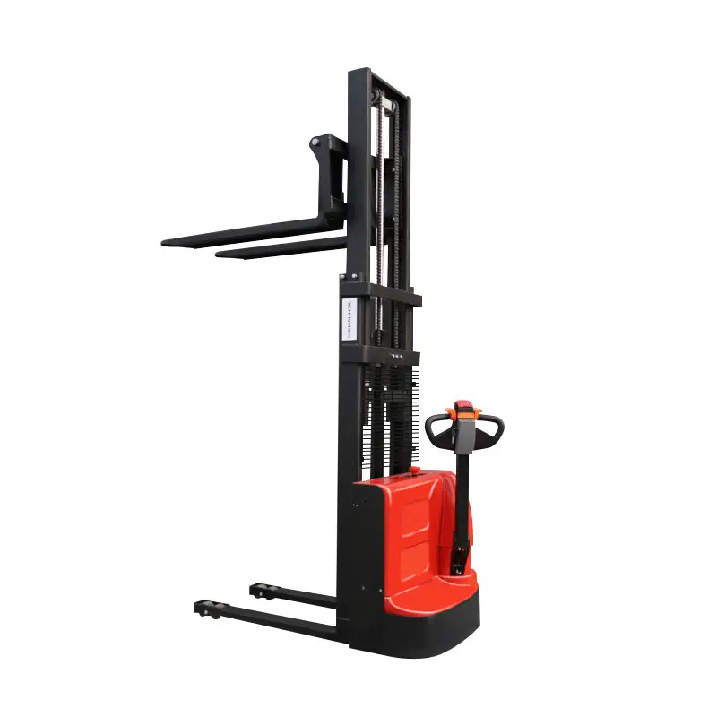 hydraulic electric stacker 2 ton auto stacker car lift electric walking stacker