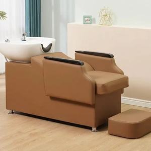 Luxury Barber Shop <b>Furniture</b> Shampoo Bed Sink Hair <b>Salon</b> Lay Down Washing Basin for Hair <b>Salon</b> Shampoo Chair - Product Image 2