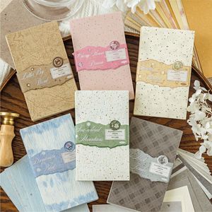 Gentle Series Light Vintage Handbook DIY <span class=keywords><strong>Collage</strong></span> décoratif 50 pcs/pack Papier avec fonction de feuilles mobiles - Product Image 6