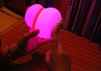Großhandel Schneemann Silikon LED-Licht USB Wiederaufladbare Nachtlicht Weiche Silikon Berührungssensor Lampe Schlafzimmer Deko Kinderzimmer Küche Geschenk