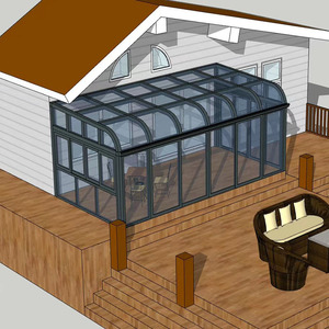 Piccolo ombrellone <span class=keywords><strong>per</strong></span> 4 stagioni su misura <span class=keywords><strong>per</strong></span> il Patio del ristorante - Product Image 4