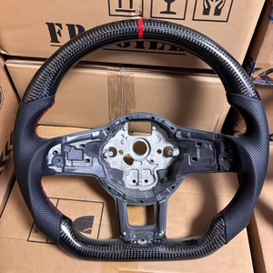 Volante <span class=keywords><strong>de</strong></span> Fibra <span class=keywords><strong>de</strong></span> Carbono Personalizado para Volkswagen Golf 7 6 8 5 MK5 MK6 MK7 Passat B7 B8 Tiguan Polo 6r Jetta Scirocco GTI <span class=keywords><strong>Caddy</strong></span> - Product Image 1