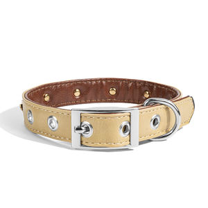 Benutzer definierte taktische Muster PU Hunde halsband Einzigartiges Design Moderne Cartoon Spikes Nieten Haustier halsband Dekorative Hardware Zubehör Hund - Product Image 4