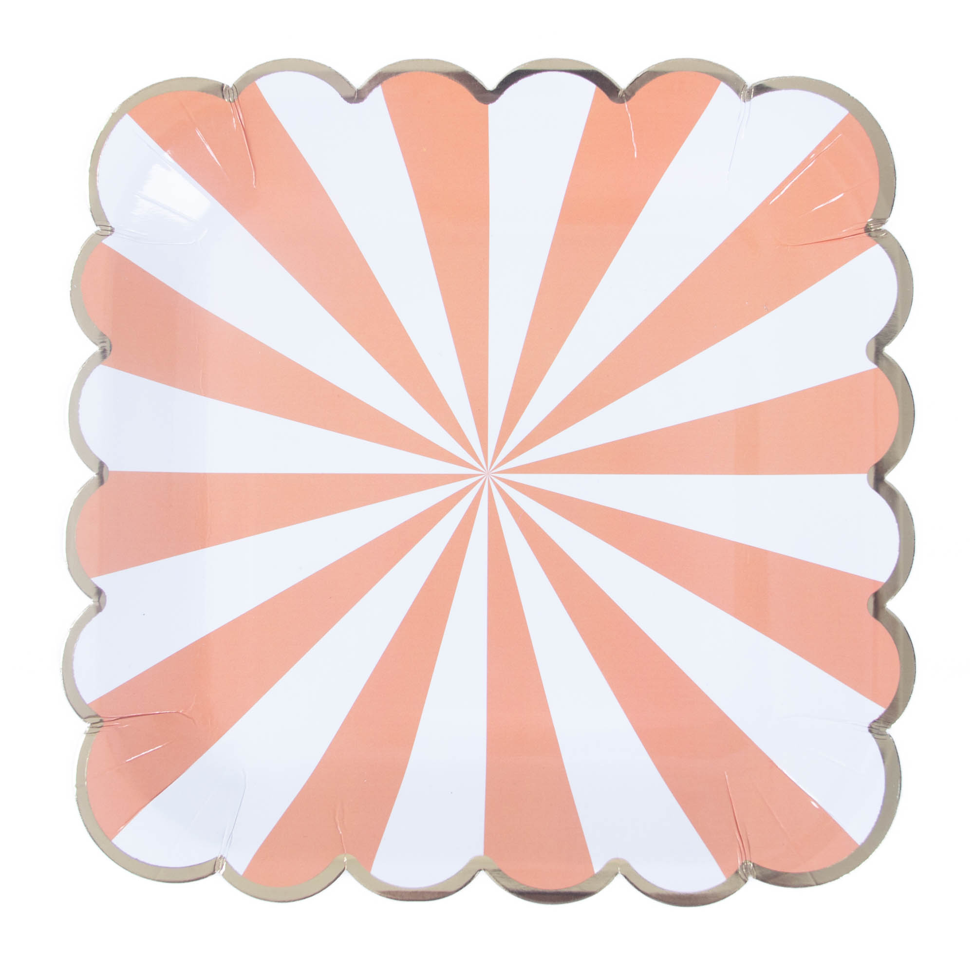 Orange 8pcs 9inch plates