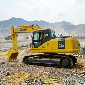 Excavadora Usada de Tamaño Mediano Komatsu PC160-7, Marca Japonesa Komatsu Pc160 160-7, Excavadora Hidráulica Usada - Product Image 1