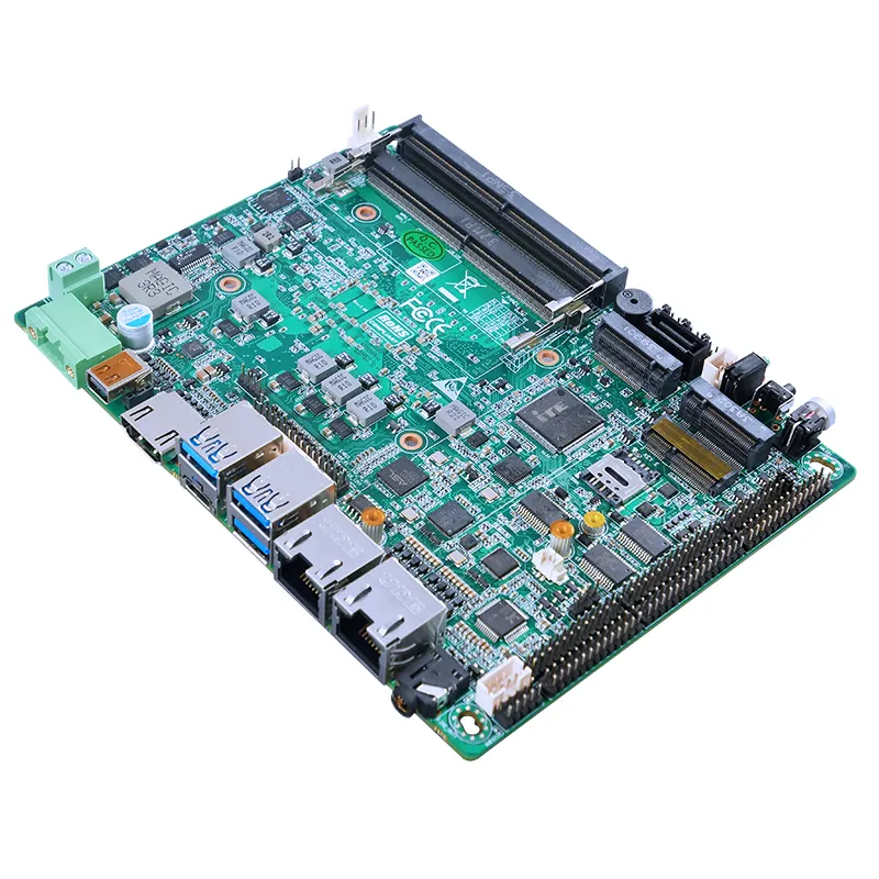 Zunsia Industrial Motherboard 2 LAN 6 COM 7 USB 8 GPIO Intel 12. 13. Gen I3 I5 I7 Z3.5 Zoll Embedded Computer Mainboard 2*DDR5 64 GB
