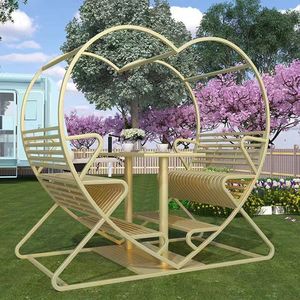 Amore all'aperto sedia a dondolo cortile tavolo decorativo <span class=keywords><strong>per</strong></span> parco all'aperto foto scenico riprese Internet Patio <span class=keywords><strong>panche</strong></span> - Product Image 3