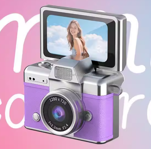 ใหม่ LK-027 กล้องนิ้วหัวแม่มือ ฟลิปสกรีน มินิกล้อง HD กล้องดิจิตอล CCD สำหรับนักเรียน กล้องพกพา - Product Image 2