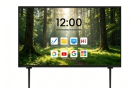 Tableau interactif intelligent HD 4K anti-reflet avec écran tactile infrarouge 20 points pour les écoles - Tableau blanc interactif 55/65/75 pouces