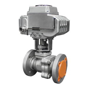 Sistema de Riego por Goteo COVNA de Envío Rápido, Válvula de Bola Eléctrica Motorizada con Brida de Alta Temperatura, Tipo ON/OFF, Hierro Fundido, Dos Vías - Product Image 1