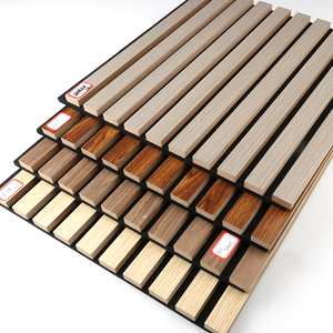 Panneaux acoustiques modernes en bois à lattes de qualité supérieure, imperméables et ignifuges, pour restaurants et salles à manger - Product Image 3