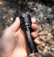 Lampe de poche LED de plongée étanche IPX8 à haut lumen DL30, rechargeable, en alliage d'aluminium, longue durée de fonctionnement, interrupteur à commande magnétique
