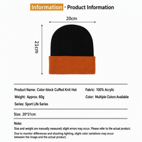 Fabricant de chapeaux personnalisés, bonnet en acrylique à double logo, luxe, sports de plein air, ski, bonnet épais en tricot pour adultes, bonnet d'hiver rose
