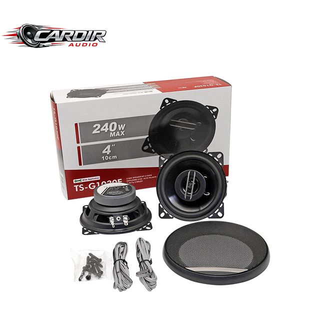 Iron 4 Inch 2 Way Full Range Coaxial Car Speakers 240W 12V Universal Car Door Speaker CR-G1030F Bulk Order Ready to Ship