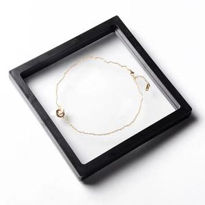 hot selling PE film jewelry box transparent suspension box jewelry display box factory