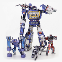 Cassette Tape Laserbeak Ravage Frenzy Rumble 3D Metal DIY Assemble Puzzle Laser Cut Jigsaw Building Toy Holiday Gift