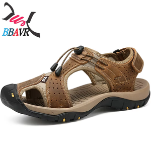 Sandales décontractées d'extérieur pour hommes, grandes tailles, respirantes, pour la randonnée et la plage - Product Image 3