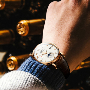 Orologio Meccanico Automatico di Lusso con Movimento Shanghai in <span class=keywords><strong>Acciaio</strong></span> Inossidabile per <span class=keywords><strong>Uomo</strong></span> - Stile Subacqueo alla Moda - Product Image 6