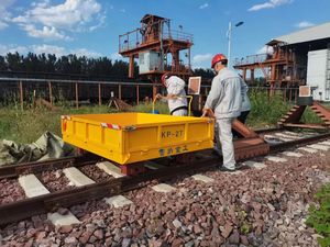 Carro de Transferencia Montado sobre Rieles de Acero de Alta Resistencia, Nuevo Carro Industrial para Manejo de Materiales con Capacidad de 1500 kg para Plantas de Manufactura - Product Image 6