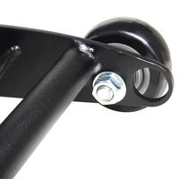VIGFIT Glute Ham Glider, Rouleau Commercial pour Muscles Fessiers et Ischio-jambiers, Roues d'Exercice Multifonctionnelles, Entraînement à Domicile pour les Abdominaux