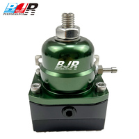 Regulator Tekanan Bahan Bakar BJR Racing Parts Hitam & Perak AN6