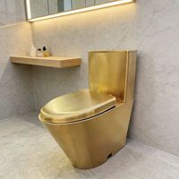WC monobloc moderne en acier inoxydable avec double chasse et évacuation par siphon en S, à poser au sol, pour toilettes d'hôtels et de prisons