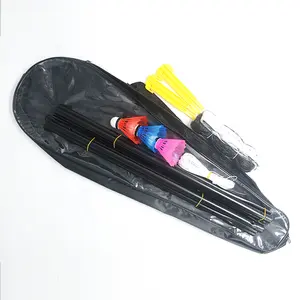 Iyi fiyat Badminton raketi Set raketle ve Net komple Set Badminton raketle raket Net satılık