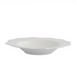 Juego de Platos de Postre de Porcelana Irregular, Color Blanco Puro, Apto para Lavavajillas, Diseño Minimalista para Restaurantes - Product Image 1