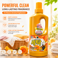 Lessive liquide parfumée naturelle, respectueuse de l'environnement, vente en gros d'usine, vêtements de protection personnalisés, couleur