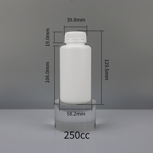 ขวดพลาสติก HDPE สีขาว ขนาด 150 มล. 250 มล. 310 มล. พร้อมฝาเกลียว สำหรับบรรจุผงแข็ง ภาชนะเก็บของแบบเติมได้ เหมาะสำหรับการเดินทาง - Product Image 4