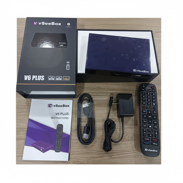 2025 New VseeBox V6 Max 2026 Android 14 TV Box 8K HDR 64GB Wi Fi 6 First Release - Ready to ship
