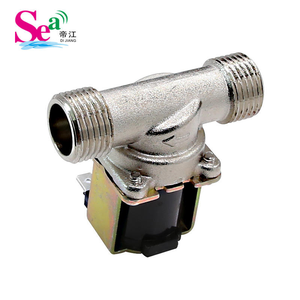 Vanne solénoïde normalement fermée en laiton 12V/24V/220V, vanne de contrôle d'eau mâle-mâle G1/2" pour eau et huile - Product Image 5