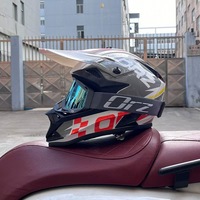 Casque de moto chaud casques à double lentille avec casque modulaire ABS en verre