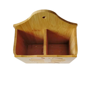 Bamboo Chopstick Divider Rectangle Cutlery <b>Storage</b> <b>Kitchen</b> Organize Spoon Holder - Product Image 4