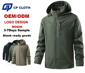 RNSHANGER Hommes Casual <span class=keywords><strong>XS</strong></span> Taille Coupe-Vent Imperméable Sports de Plein Air <span class=keywords><strong>Manteau</strong></span> à Capuche pour Escalade Champ Européen Vêtements d'Extérieur Minces - Product Image 1