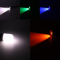 Hochleistungs-Outdoor-Campinglampe mit Haken, Zoomfunktion, Wiederaufladbar, COB-Rotlicht-Warnleuchte, LED-Weißlicht, IP44, 1000 Lumen, CRI