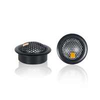 GMINJOO Kit de 9 Haut-parleurs de Voiture Composants 6,5 Pouces 60W RMS 4 Ohms 90dB avec Boîtier Métallique et Crossover Audio Bidirectionnel – Aucun Amplificateur Requis