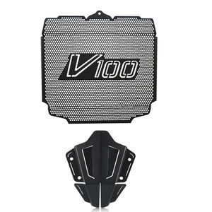 Accessoires <span class=keywords><strong>moto</strong></span> pour <span class=keywords><strong>Moto</strong></span> <span class=keywords><strong>Guzzi</strong></span> V100 Mandello Cache radiateur V <span class=keywords><strong>100</strong></span> Mandello Aviazione Navale S Protection moteur culasse - Product Image 1
