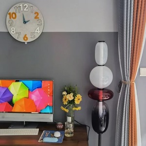 Lámpara de pie LED de diseño italiano de cristal de colores, para sala de estar, dormitorio, estudio, lámpara de mesa, iluminación interior, decoración, luces Candy - Product Image 6