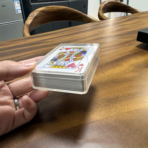 Boîtes <span class=keywords><strong>de</strong></span> rangement pour cartes en acrylique PS transparent <span class=keywords><strong>de</strong></span> 9,2 x 6,2 x 2,3 cm avec couvercles, capacité <span class=keywords><strong>de</strong></span> 52 cartes à jouer ou cartes à collectionner, organisateur empilable - Product Image 3