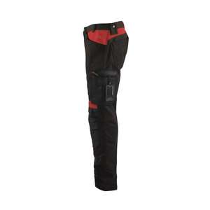 BLAKLADER - 155618609956C50 Pantalon sans poches à clous Noir/Rouge-PANTALON DE TRAVAIL EAN 7330509765647 PANTALON DE TRAVAIL CARGO - Product Image 5