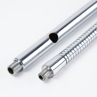 Lampe de bureau LED en métal à tube flexible en acier inoxydable, forme col de cygne, modèle antenne, de l'usine de Dongguan