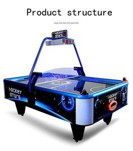 Machine de sport interactive intelligente de hockey aérien avec fonction de compétition en réseau pour les salles d'arcade numériques modernes - Product Image 5
