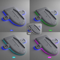 Support de charge multifonctionnel RGB TP5-3528 pour PS5 Slim avec dissipation thermique et lumière d'ambiance colorée