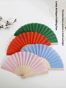 <b>Personalised</b> Custom Printed Bamboo Wooden Folding Clack Hand Fan Logo for Wedding Festival Parties Rave Accessories - Product Image 2