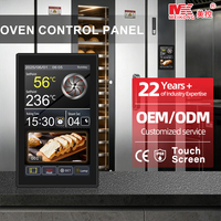 Contrôleur d'écran tactile pour four commercial MK5L19-61, étanche IP68, résistant à l'huile ±1 ℃   Précision de la température 5-450 ℃   Panneau de contrôle de température